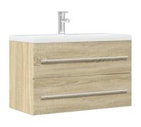 BOWEKAM Mobili,Set di mobili,Set di mobili da bagno,Armadio lavabo Legno antico 80x38.5x48 cm Legno ingegnerizzato