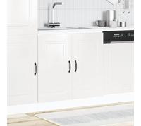 BOWEKAM Mobili & Stoccaggio-Mobili Da Cucina - Base Lavabo Kalmar Bianco Lucido 80x46x81,5 cm Legno Ingegnerizzato