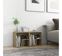 BOWEKAM Mobili, Tavoli, Comodini, Armadietti Letto 2 pz Rovere Sonoma 40x30x40 cm Legno Ingegnerizzato