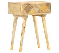 BOWEKAM Mobili, Tavoli, Comodini, Comodini 43x30x58 cm Legno di Mango Massello