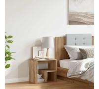 BOWEKAM Mobili,Tavoli,Comodini,Comodino Artigianale Rovere 40x30x40 cm Legno Ingegnerizzato