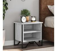 BOWEKAM Mobili,Tavoli,Comodini,Comodino Grigio Sonoma 2 pz 40x30x40 cm Legno Ingegnerizzato