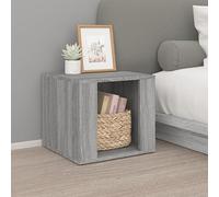 BOWEKAM Mobili,Tavoli,Comodini,Comodino Grigio Sonoma 41x40x36 cm Legno Ingegnerizzato