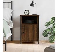 BOWEKAM Mobili,Tavoli,Comodini,Comodino Rovere Marrone 40x42x60 cm Legno Ingegnerizzato