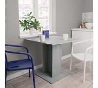 BOWEKAM Mobili,Tavoli,Tavoli Cucina & Sala da Pranzo,Tavolo da Pranzo Grigio Sonoma 80x80x75 cm Legno Ingegnerizzato