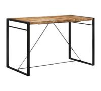 BOWEKAM Mobili, tavoli, tavoli da cucina e sala da pranzo, tavolo da bar 175 x 90 x 110 cm, in legno massello grezzo mango