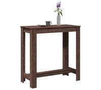 BOWEKAM Mobili, tavoli, tavoli da cucina e sala da pranzo, tavolo da bar in rovere marrone, 102 x 50 x 103,5 cm, legno ingegnerizzato