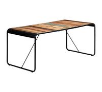 BOWEKAM Mobili, tavoli, tavoli da cucina e sala da pranzo, tavolo da pranzo 180 x 90 x 76 cm in legno massello di recupero