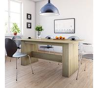 BOWEKAM Mobili, Tavoli, Tavoli da Cucina e Sala da Pranzo, Tavolo da Pranzo Rovere Sonoma 180x90x76 cm Legno Ingegnerizzato