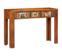 BOWEKAM Mobili, Tavoli, Tavoli d'accento, Consolle, Tavolo Consolle 110x35x75 cm Legno Massello Acacia
