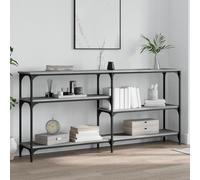 BOWEKAM Mobili, Tavoli, Tavoli d'accento, Tavolini, Consolle Grigio Sonoma 160x29x75 cm Legno Ingegnerizzato