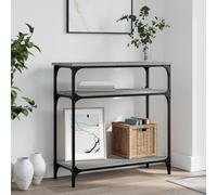 BOWEKAM Mobili,Tavoli,Tavoli d'accento,Tavolini,Consolle Grigio Sonoma 75x29x75 cm Legno Ingegnerizzato