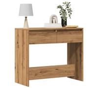 BOWEKAM Mobili, tavoli, tavoli d'accento, tavolini, consolle in rovere artigianale 89 x 41 x 76,5 cm, legno ingegnerizzato