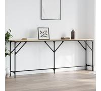 BOWEKAM Mobili, Tavoli, Tavoli d'accento, Tavolini, Consolle Rovere Sonoma 200x29x75 cm Legno Ingegnerizzato