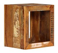 BOWEKAM Mobili, Tavoli, Tavoli d'accento, Tavolini, Sgabello 40x30x40 cm In Legno Solido Recupero