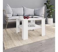 BOWEKAM Mobili,Tavoli,Tavolini,Tavolini,Tavolini,Tavolino Bianco 60x60x42 cm Legno Ingegnerizzato