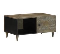 BOWEKAM Mobili,Tavoli,Tavolini,Tavolini,Tavolini,Tavolino Grigio Chiaro 80x50x40 cm Legno Massello Mango