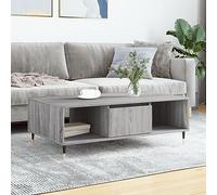 BOWEKAM Mobili,Tavoli,Tavolini,Tavolini,Tavolino Da Caffè Grigio Sonoma 104x60x35 cm Legno Ingegnerizzato