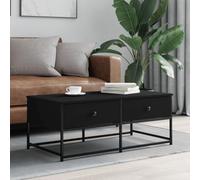 BOWEKAM Mobili,Tavoli,Tavolini,Tavolini,Tavolino Nero 100x51x40 cm Legno Ingegnerizzato