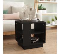 BOWEKAM Mobili,Tavoli,Tavolini,Tavolini,Tavolino Nero 40x40x43 cm Legno Ingegnerizzato