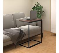 BOWEKAM Mobili,Tavoli,Tavolini,Tavolini,Tavolino Nero 55x35x66 cm Legno Ingegnerizzato