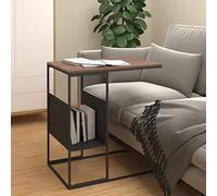 BOWEKAM Mobili,Tavoli,Tavolini,Tavolini,Tavolino Nero 55x36x59.5 cm Legno Ingegnerizzato
