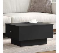 BOWEKAM Mobili,Tavoli,Tavolini,Tavolini,Tavolino Nero 60x45x31 cm Legno Ingegnerizzato