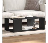 BOWEKAM Mobili,Tavoli,Tavolini,Tavolini,Tavolino Nero 89.5x48x30 cm Legno Ingegnerizzato