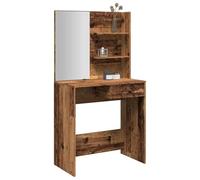 BOWEKAM Mobili,Tavoli,Toeletta con Specchio Legno Antico 74.5x40x141 cm