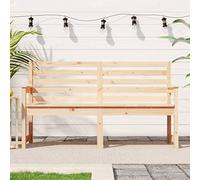 BOWEKAM Panca da giardino in legno di pino massiccio, 159,5 x 48 x 91,5 cm