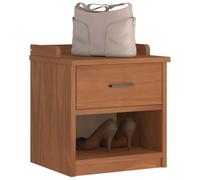 BOWEKAM Panchine da ingresso e ripostiglio Sandnes, in legno massello di pino, 45 x 40 x 50 cm