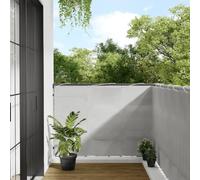 BOWEKAM Paravento Balcone Grigio Chiaro 120x1000 cm 100% Poliestere Oxford