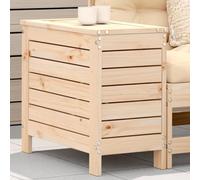 BOWEKAM Poggiapiedi da giardino, 62 x 31,5 x 52 cm, in legno massello di pino