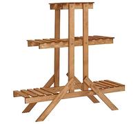 BOWEKAM Prato & Giardino-Giardinaggio-Supporto per Piante 83x25x83 cm In legno di abete