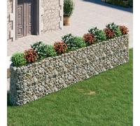 BOWEKAM Prato & Giardino-Giardinaggio-Vasi & Fioriere-Gabbione Sopraelevato Ferro Zincato 470x50x100 cm