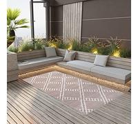 BOWEKAM Prato & Giardino-Soggiorno All'aperto-Coperte-Outdoor Tappeto ARAKIL Marrone 190x290 cm PP