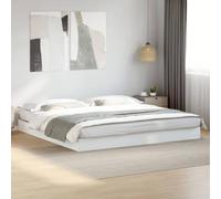 BOWEKAM RETE LETTO SENZA MATERASSO BIANCO 180x200 cm Super King Legno Ingegnerizzato