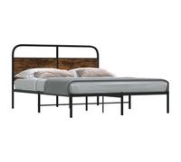 BOWEKAM RETE LETTO SENZA MATERASSO CM 120X190 DOPPIA PICCOLA ROVERE Fum