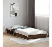 BOWEKAM RETE LETTO SENZA MATERASSO ROVERE MARRONE 75X190 CM SINGOLO PIC