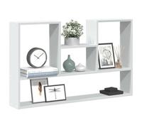 BOWEKAM Scaffalatura da parete e mensola da parete, in legno ingegnerizzato, 99 x 15 x 60 cm, colore: bianco
