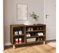 BOWEKAM Scarpiera Casa & Giardino Rovere Fumé 102x36x60 cm Legno Ingegnerizzato - Scelta