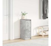 BOWEKAM Scarpiera grigio cemento 29,5x34x76 cm legno ingegnerizzato