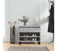 BOWEKAM SCARPIERA GRIGIO CINTURA 70x36x60 cm Legno Ingegnerizzato