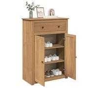 BOWEKAM Scarpiera Panama 80 x 40 x 114 cm in legno massello di pino