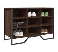 BOWEKAM SCARPIERA ROVERE MARRONE 90x38x61,5 cm Legno Ingegnerizzato