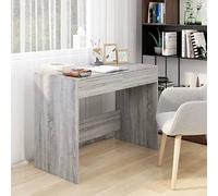 BOWEKAM Scrivania-Scrivania Ufficio Grigio Sonoma 101x50x76,5 cm Legno Ingegnerizzato
