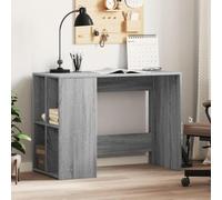 BOWEKAM Scrivania-Scrivania Ufficio Grigio Sonoma 102x50x75 cm Legno Ingegnerizzato