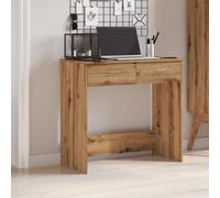 BOWEKAM Scrivania Ufficio Scrivania Legno Artigianale 80x40x75 cm Legno Ingegnerizzato