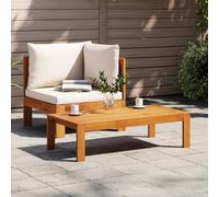 BOWEKAM Set di 2 divani da giardino con cuscini in legno massello di acacia