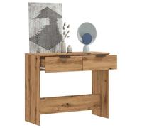 BOWEKAM Tavoli-Accento-Tavoli-Consolle Tavolo Artigianale Rovere 90x36x75 cm Legno Ingegnerizzato